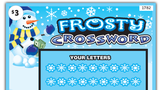 Scratch Games Frosty Crossword Minnesota Lottery